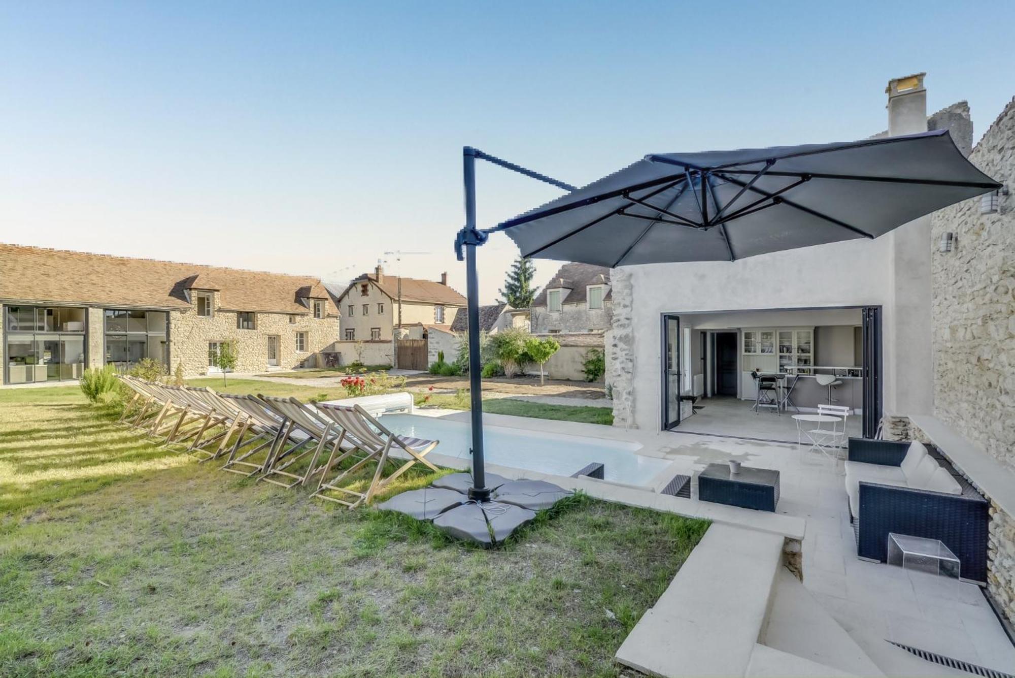 Incroyable Villa A Amponville Avec Piscine Privee. Dış mekan fotoğraf